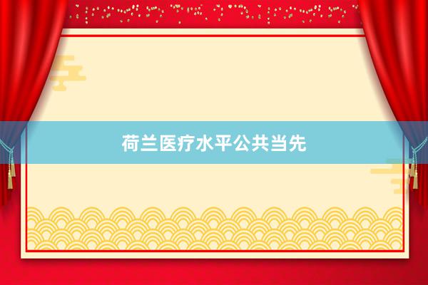 荷兰医疗水平公共当先